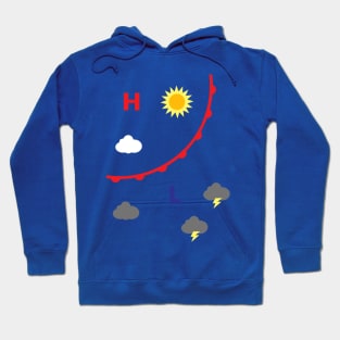 Retro Weather Map Hoodie